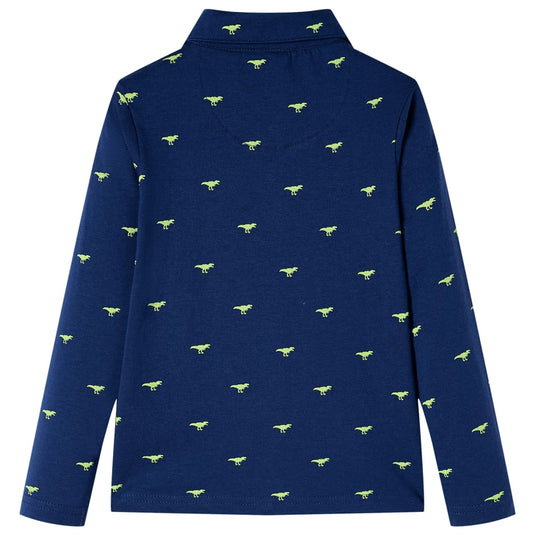 Vidaxl kindershirt 104 marineblauw