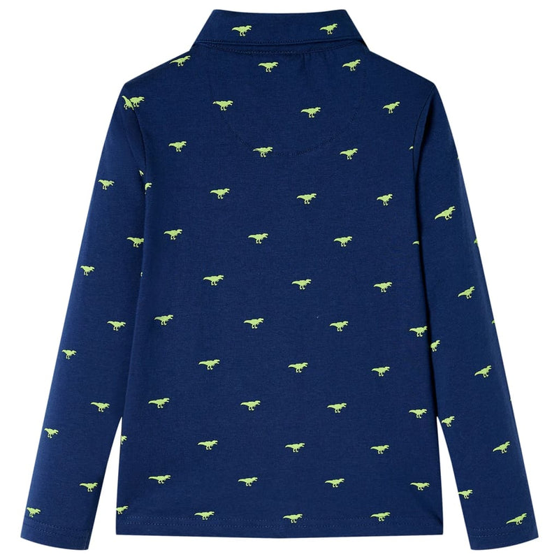 Load image into Gallery viewer, VidaXL Kindershirt 116 marineblauw
