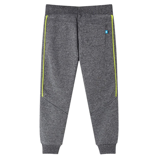 VidaXL Kinderjoggingbroek 92 gemêleerd grijs