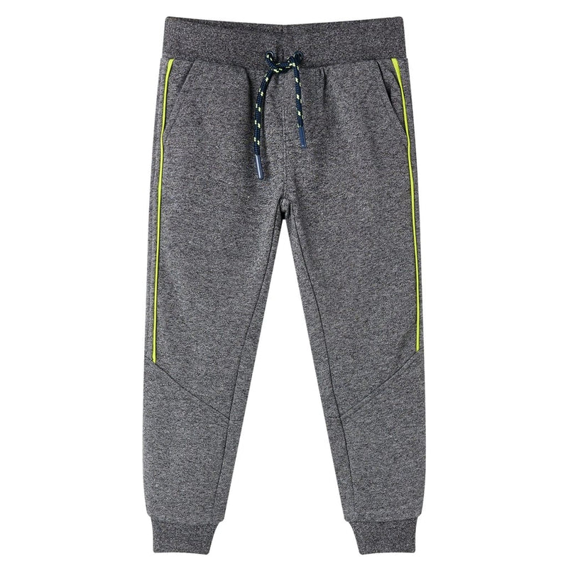Load image into Gallery viewer, Vidaxl kinderjoggingbroek 116 gemêleerd grijs
