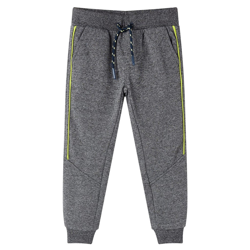 Load image into Gallery viewer, Vidaxl kinderjoggingbroek 140 gemêleerd grijs
