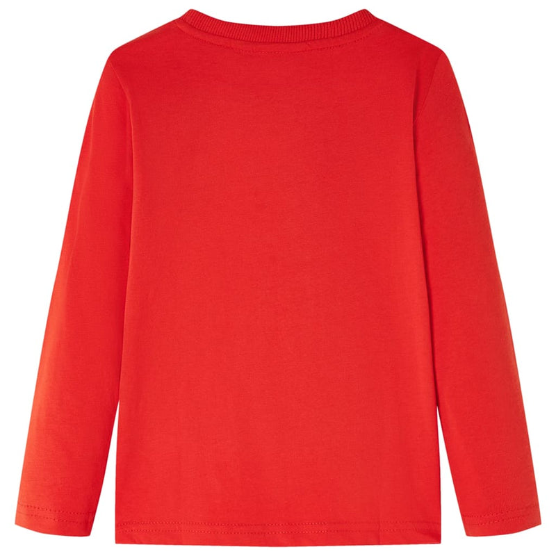 Load image into Gallery viewer, Vidaxl kindershirt met lange mouwen 128 rood
