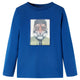 VidaXL Kindershirt met lange mouwen 116 donkerblauw
