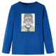 VidaXL Kindershirt met lange mouwen 140 donkerblauw