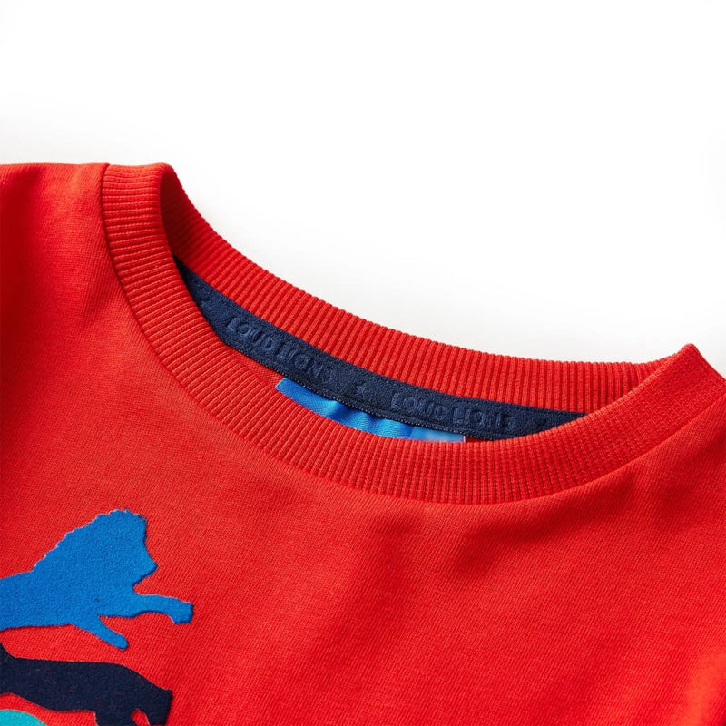 Load image into Gallery viewer, Vidaxl kindershirt met lange mouwen 116 rood
