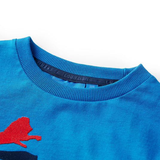Vidaxl kindershirt met lange mouwen 128 kobaltblauw