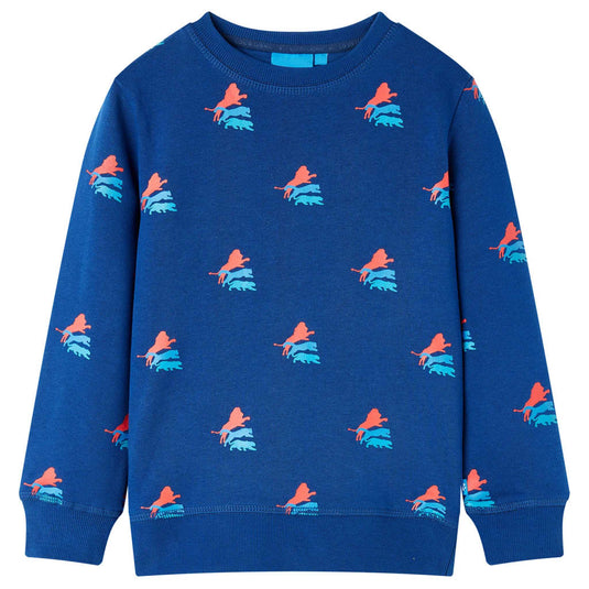 VidaXL Kindertrui 92 donkerblauw