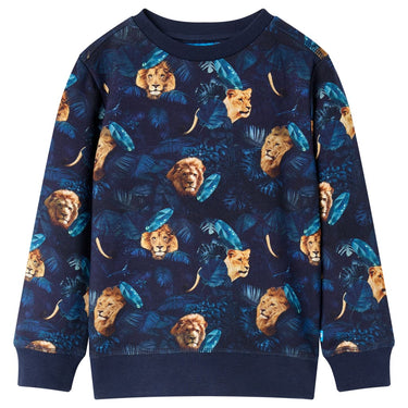 Vidaxl kindertrui 128 marineblauw