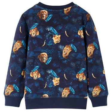 Vidaxl kindertrui 128 marineblauw