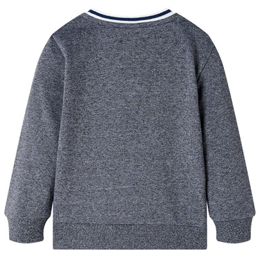 Vidaxl kindertrui 92 gemêleerd marineblauw