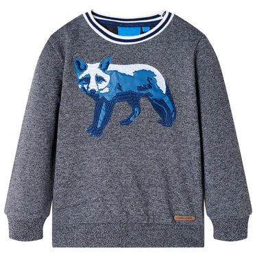 Vidaxl kindertrui 116 gemêleerd marineblauw