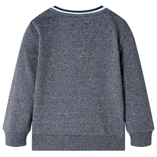 Vidaxl kindertrui 128 gemêleerd marineblauw