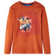 Vidaxl kindershirt met lange mouwen 92 lichtroestkleurig