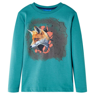 Vidaxl kindershirt met lange mouwen 104 donkerzeeblauw