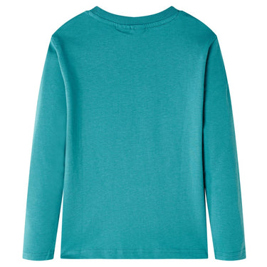 Vidaxl kindershirt met lange mouwen 104 donkerzeeblauw