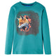 Vidaxl kindershirt met lange mouwen 116 donkerzeeblauw