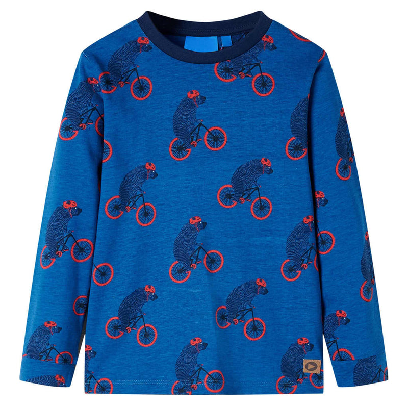 Load image into Gallery viewer, Vidaxl kinderpyjama met lange mouwen 104 petroleumkleurig

