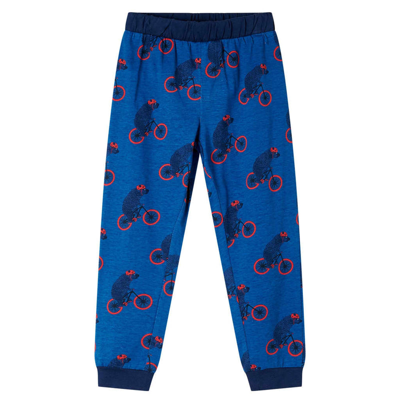 Load image into Gallery viewer, Vidaxl kinderpyjama met lange mouwen 140 petroleumkleurig
