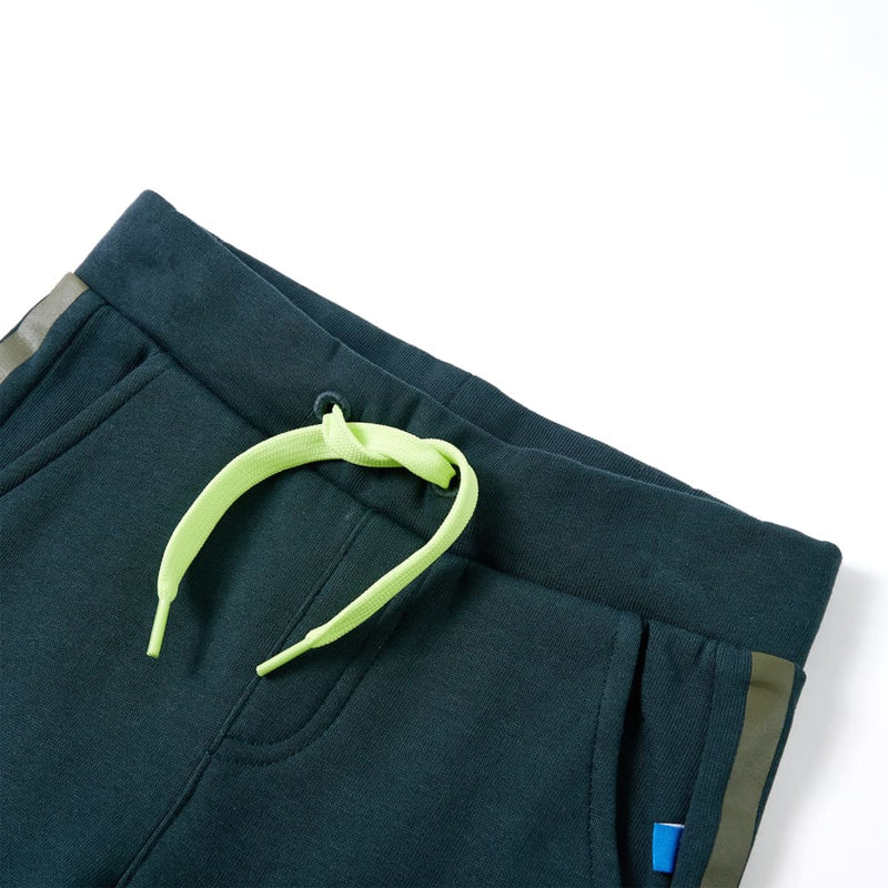 Load image into Gallery viewer, VidaXL Kinderjoggingbroek met trekkoord 116 mosgroen
