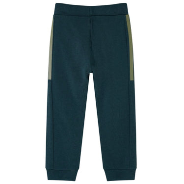 Vidaxl kinderjoggingbroek met trekkoord 128 mosgroen