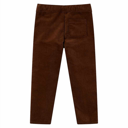Vidaxl kinderbroek 92 cognackleurig
