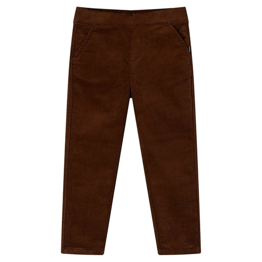 Vidaxl kinderbroek 116 cognackleurig