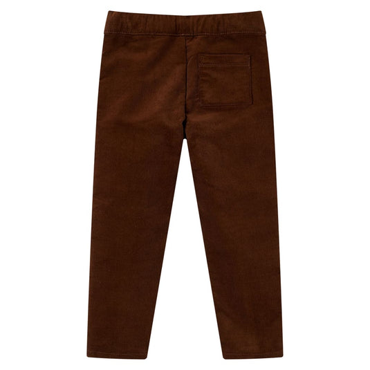 Vidaxl kinderbroek 116 cognackleurig