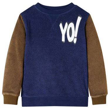Vidaxl kindertrui 116 donkermarineblauw