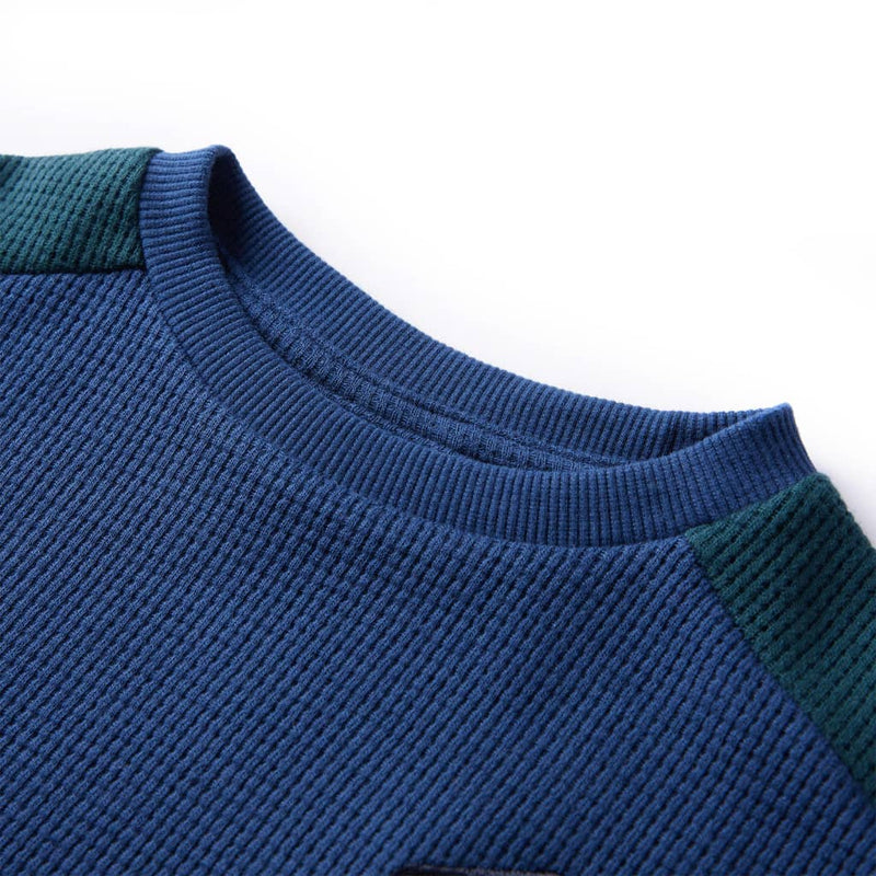 Load image into Gallery viewer, Vidaxl kindertrui 116 marineblauw
