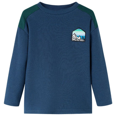 Vidaxl kindertrui 128 marineblauw