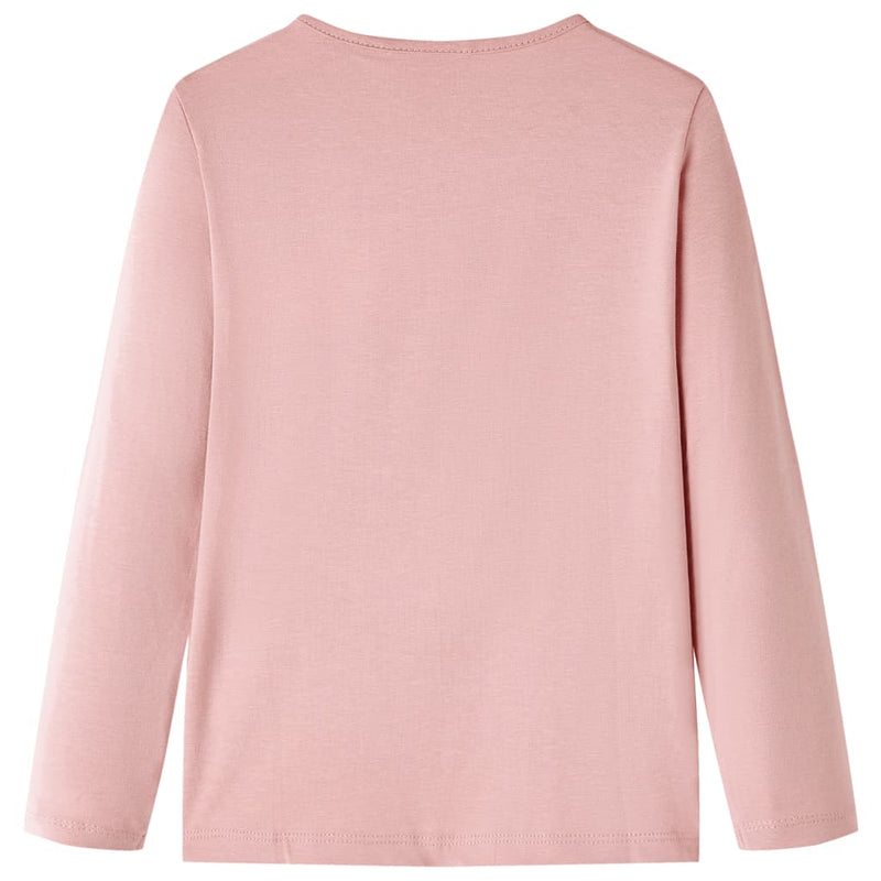 Load image into Gallery viewer, VidaXL Kindershirt met lange mouwen 128 lichtroze
