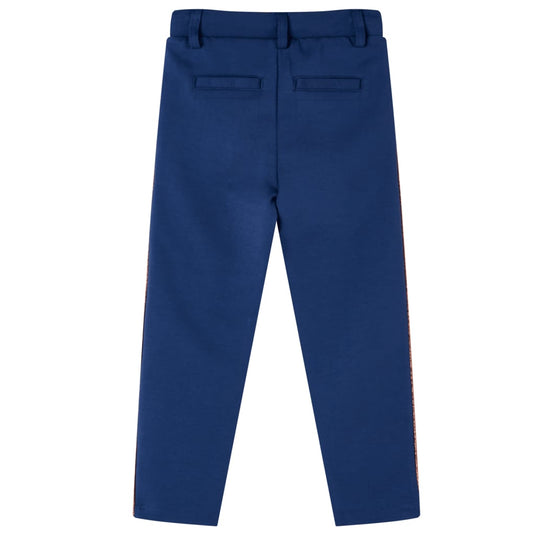 Vidaxl kinderbroek met trekkoord 116 marineblauw
