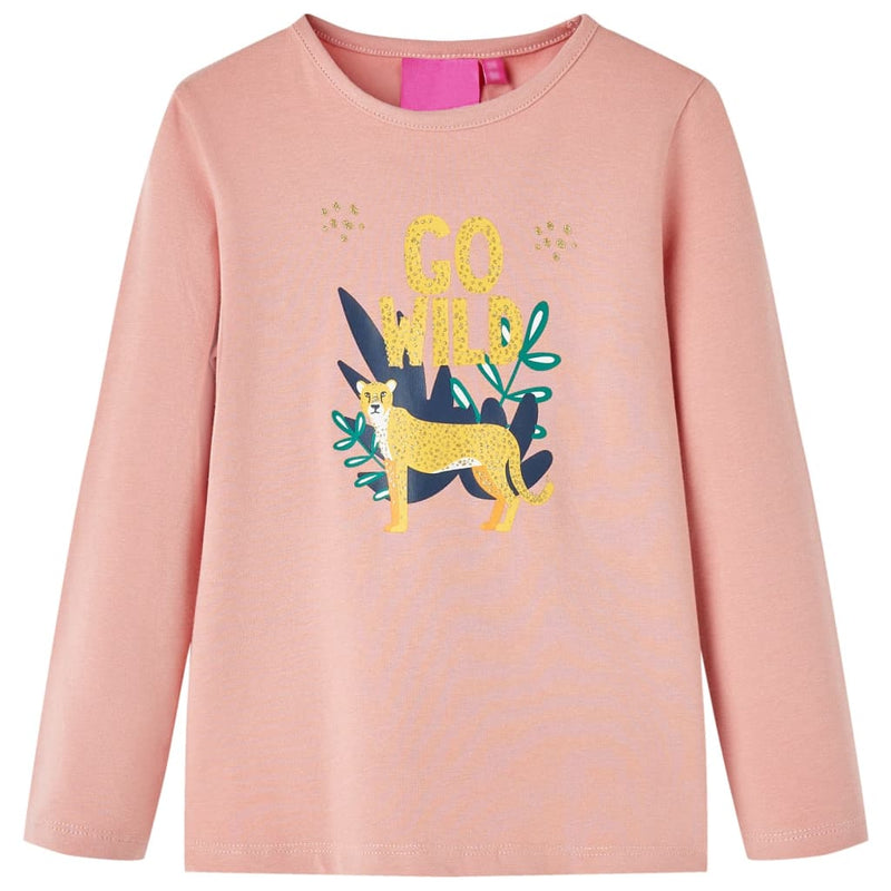 Load image into Gallery viewer, VidaXL Kindershirt met lange mouwen 116 lichtroze
