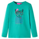 Vidaxl kindershirt met lange mouwen 128 felgroen