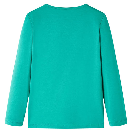 Vidaxl kindershirt met lange mouwen 128 felgroen