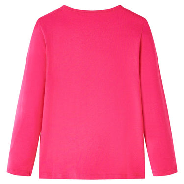 Vidaxl kindershirt met lange mouwen 104 felroze