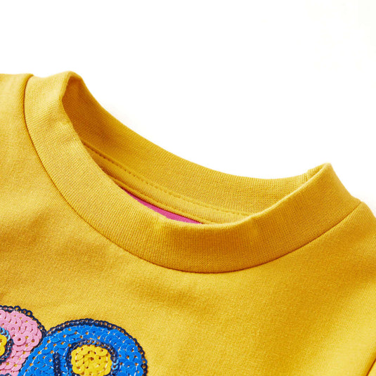Vidaxl kindertrui 116 donkerokerkleurig