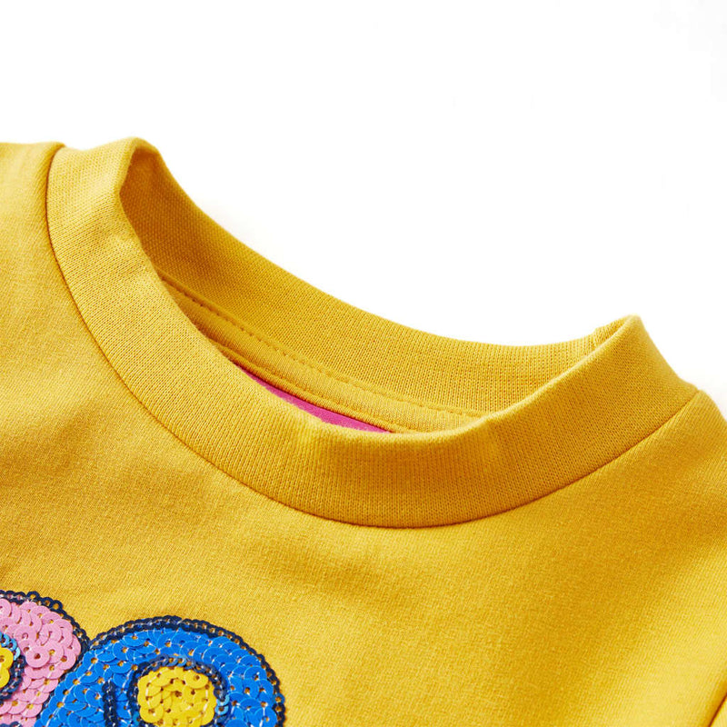 Load image into Gallery viewer, Vidaxl kindertrui 140 donker okerkleurig
