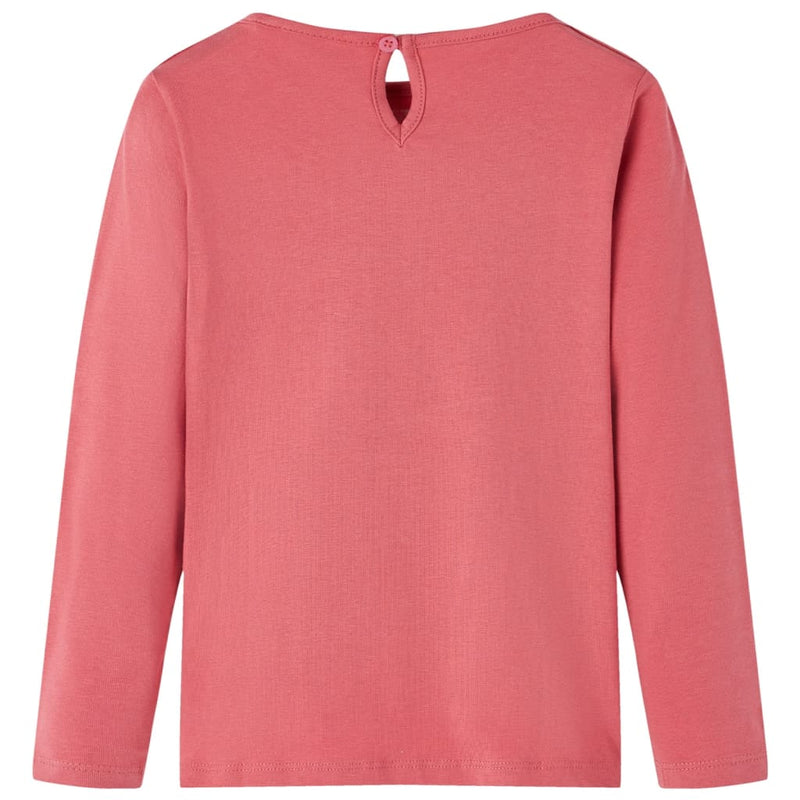 Load image into Gallery viewer, Vidaxl kindershirt met lange mouwen 116 oudroze
