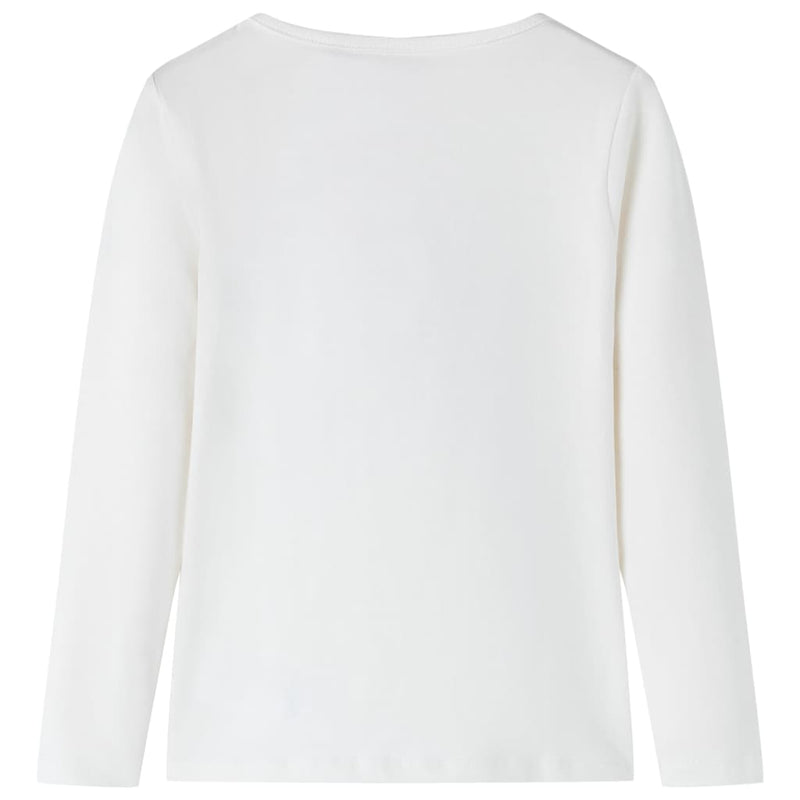 Load image into Gallery viewer, VidaXL Kindershirt met lange mouwen 92 ecrukleurig
