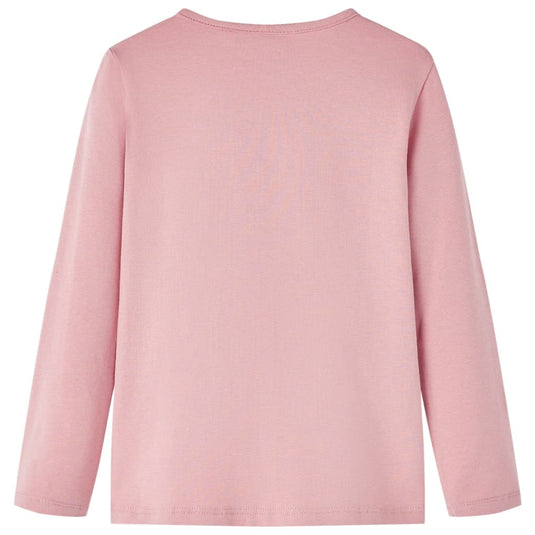 Vidaxl kindershirt met lange mouwen 116 lichtroze