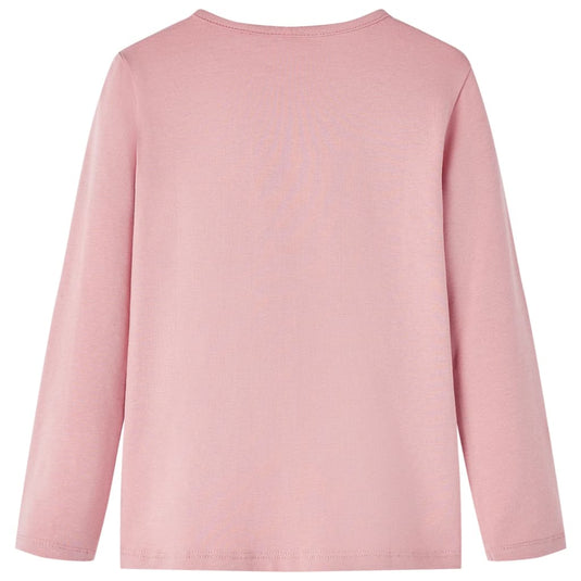 Vidaxl kindershirt met lange mouwen 140 lichtroze