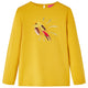 Vidaxl kindershirt met lange mouwen 116 donker okerkleurig