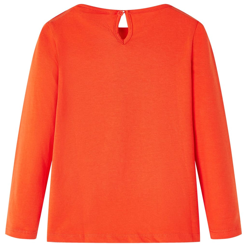 Load image into Gallery viewer, Vidaxl kindershirt met lange mouwen 92 donkeroranje
