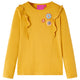 Vidaxl kindershirt met lange mouwen 116 donkerokerkleurig