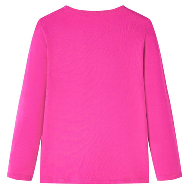 Vidaxl kindershirt met lange mouwen 116 donkerroze