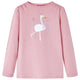 Vidaxl kindershirt met lange mouwen 140 lichtroze
