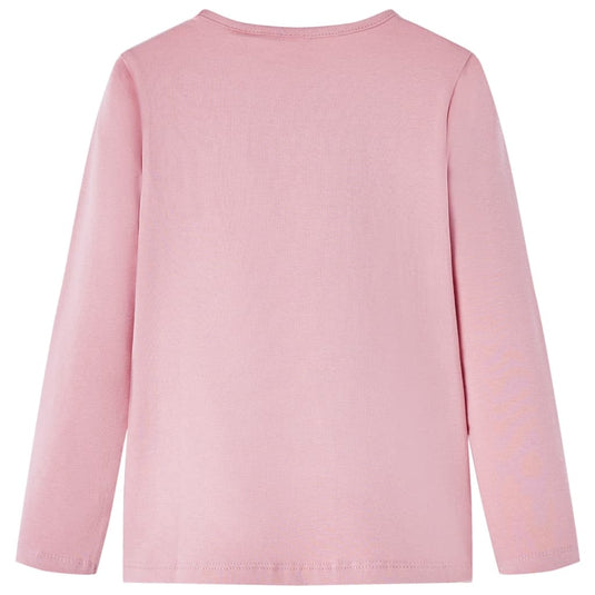Vidaxl kindershirt met lange mouwen 140 lichtroze