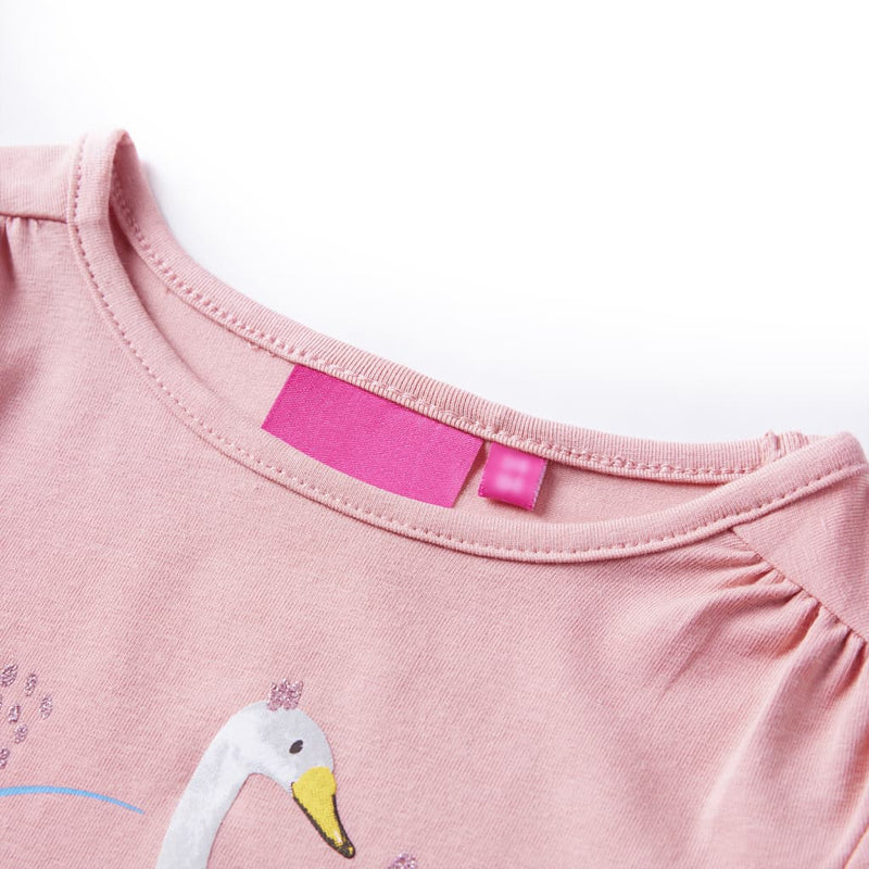 Load image into Gallery viewer, Vidaxl kindershirt met lange mouwen 140 lichtroze
