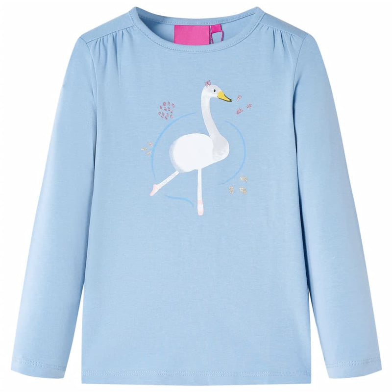 Load image into Gallery viewer, Vidaxl kindershirt met lange mouwen 128 lichtblauw
